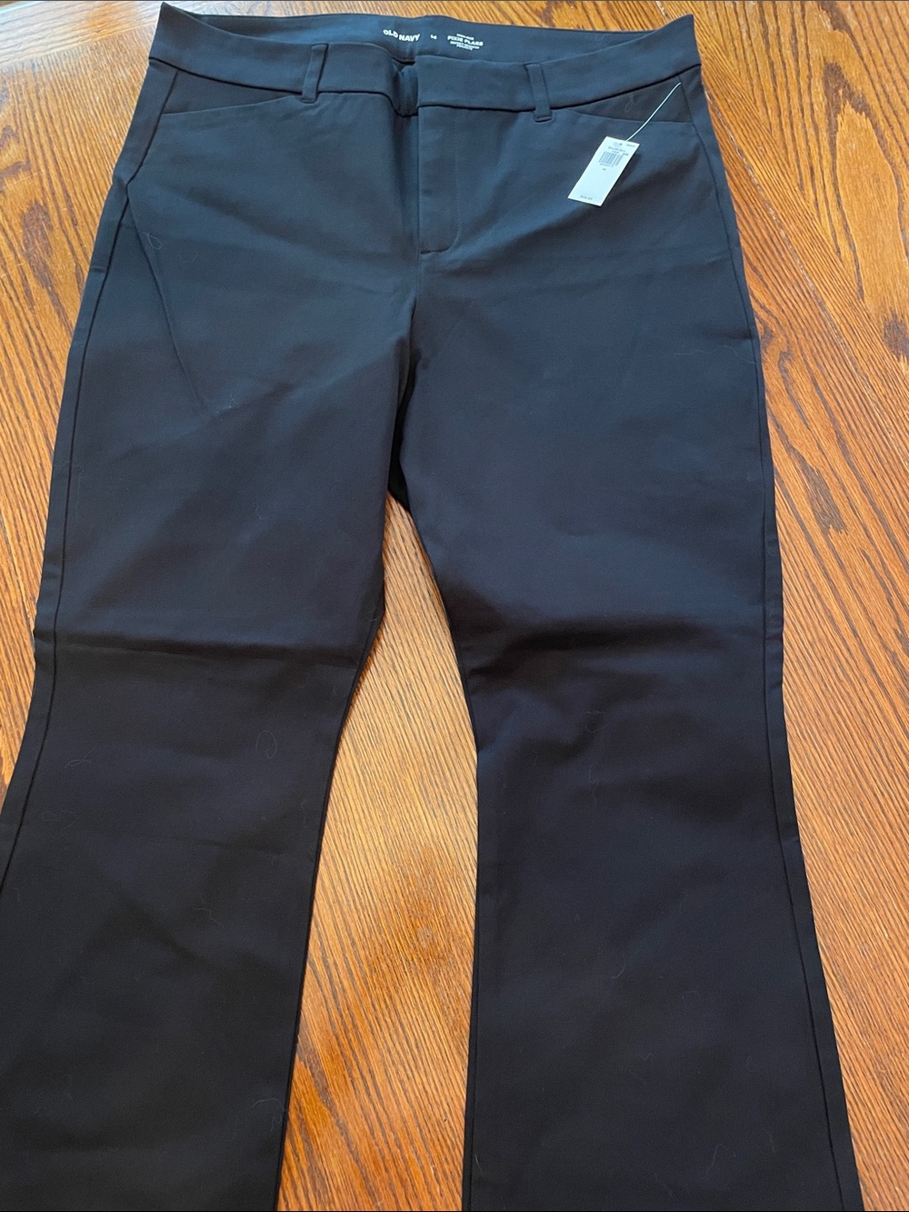 Old Navy Black Flare Wide-Leg Jeans Pixie high rise flare